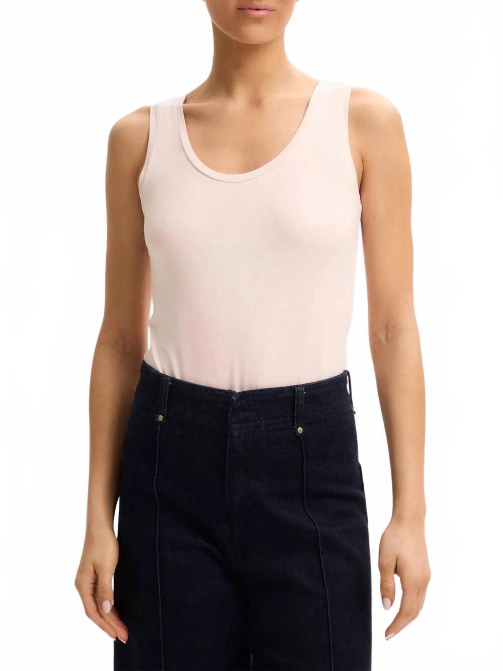 NEW MAJESTIC FILATURES soft touch tank top in pink